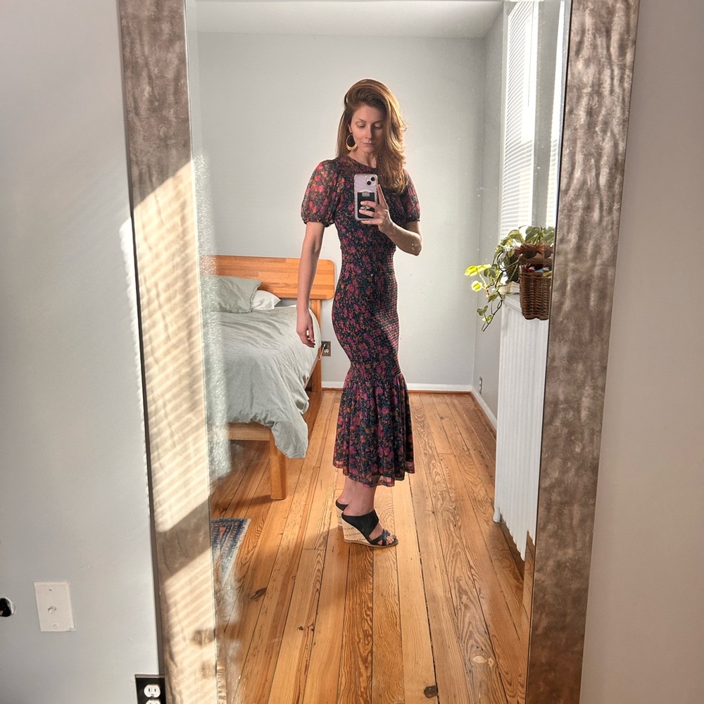 Piper And Scoot Jacklin Floral Ruffle Dress - image 7